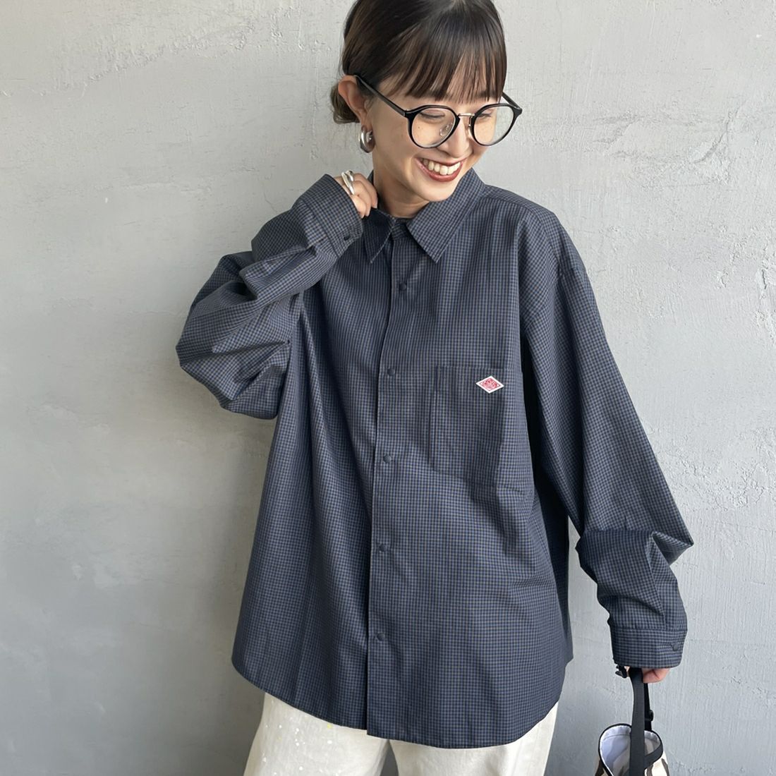 NAVY CHECK&&モデル身長：150cm 着用サイズ：38&&