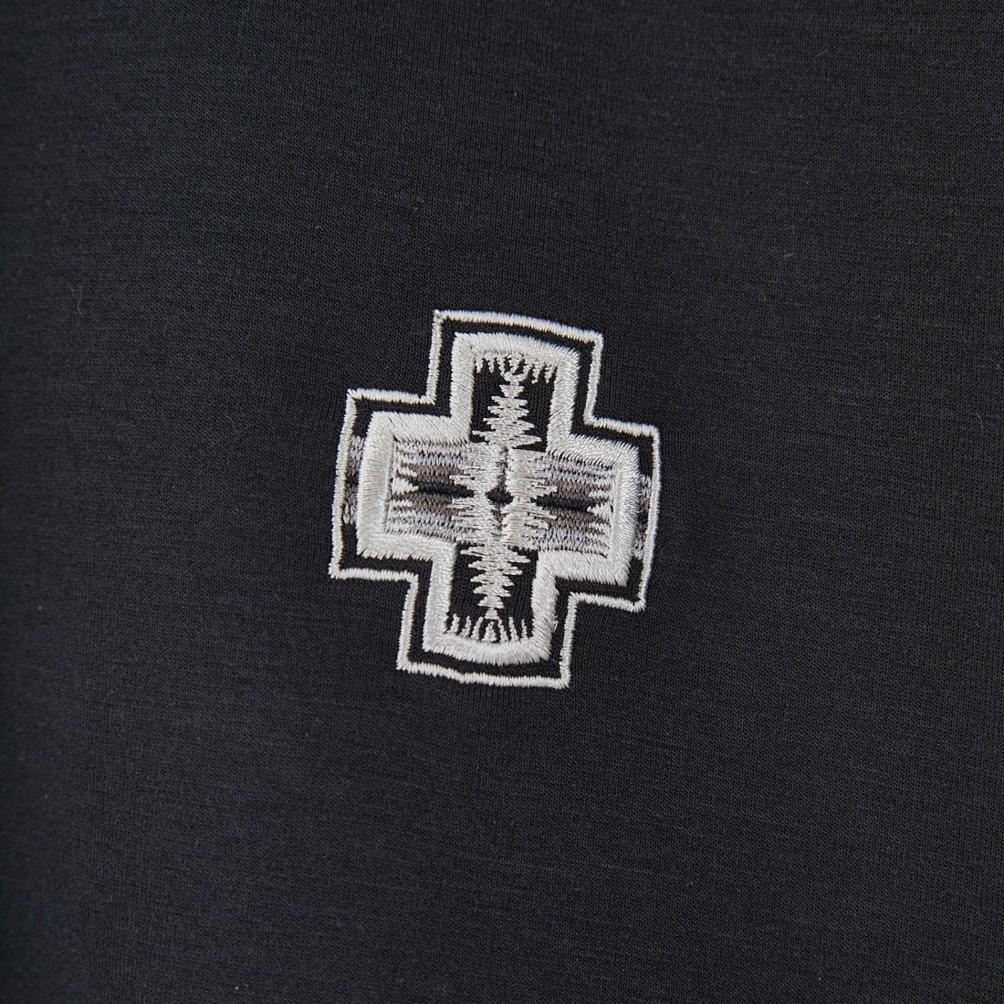 PENDLETON [ペンドルトン] 別注 ネイティブ柄 ダンボールニット クルーネックスウェット [5475-1223-JF] BLACK