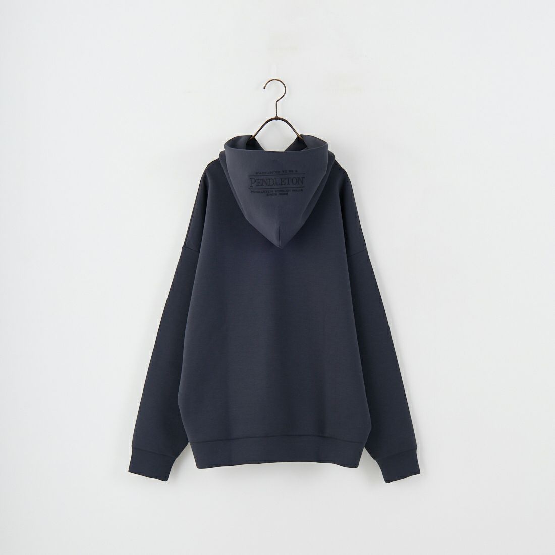 PENDLETON [ペンドルトン] 別注 ネイティブ柄 ダンボールニット スウェットパーカー [5475-1224-JF] CHARCOAL