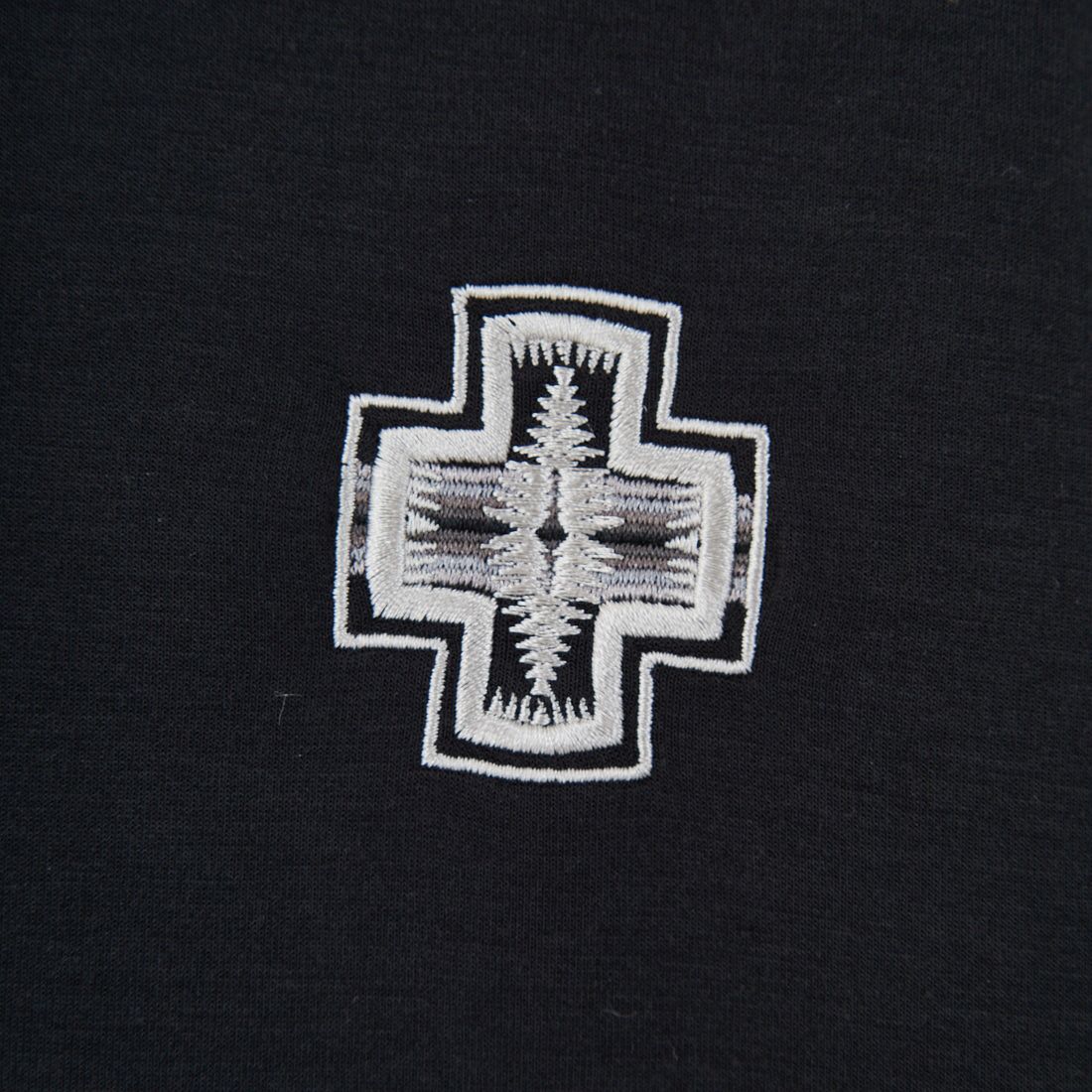 PENDLETON [ペンドルトン] 別注 ネイティブ柄 ダンボールニット スウェットパーカー [5475-1224-JF] BLACK