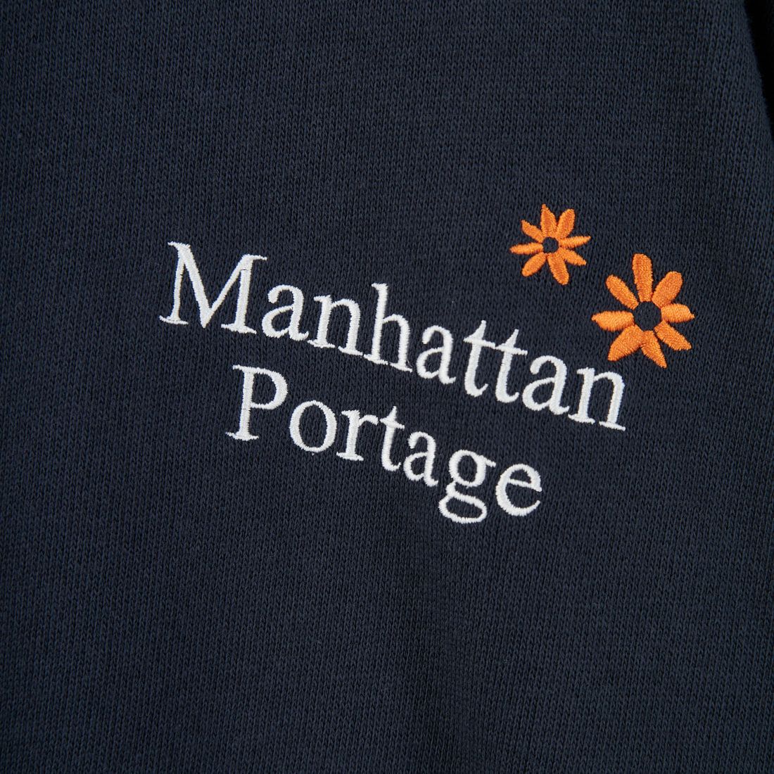 MANHATTAN PORTAGE [マンハッタンポーテージ] 別注 バックフラワープリント クルーネックスウェット [25FWMP-IN74-JF] NAVY
