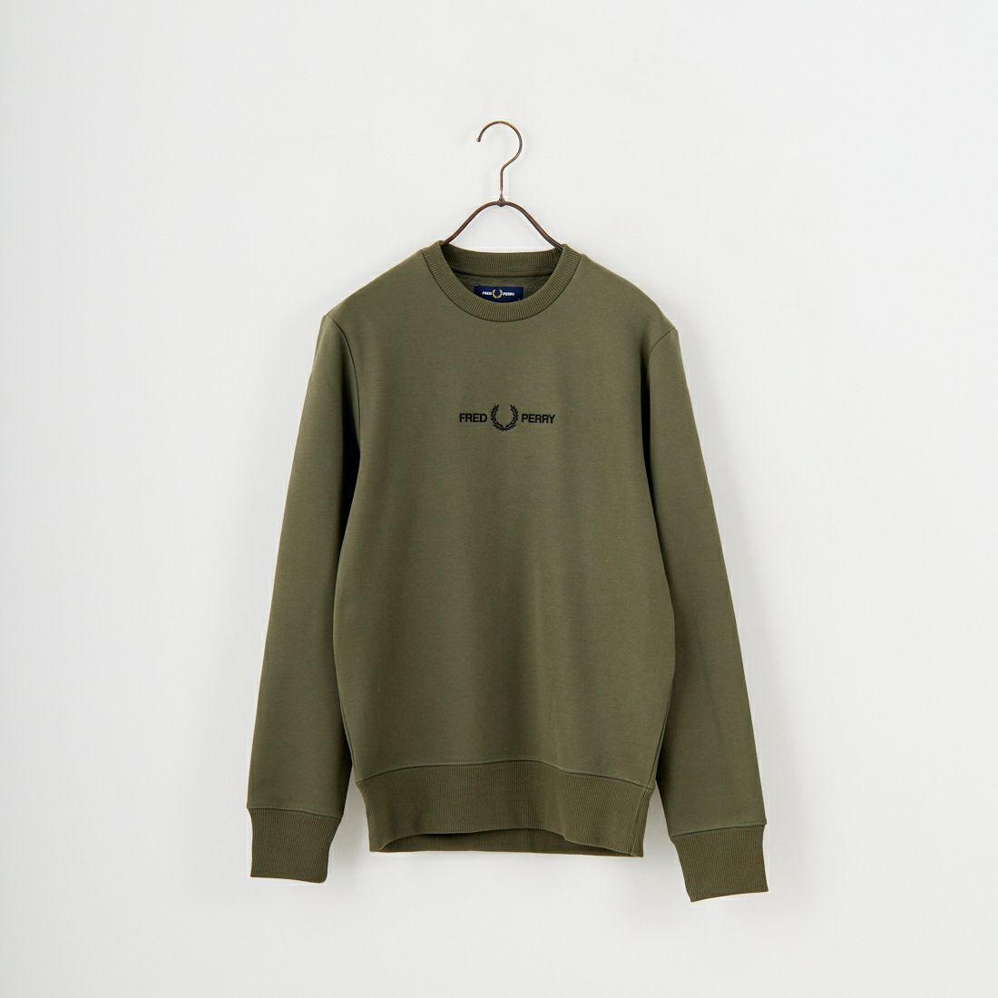 FRED PERRY [フレッドペリー] ローレルリースロゴ刺繍 クルーネックスウェット [M4727] W19 LAUREL