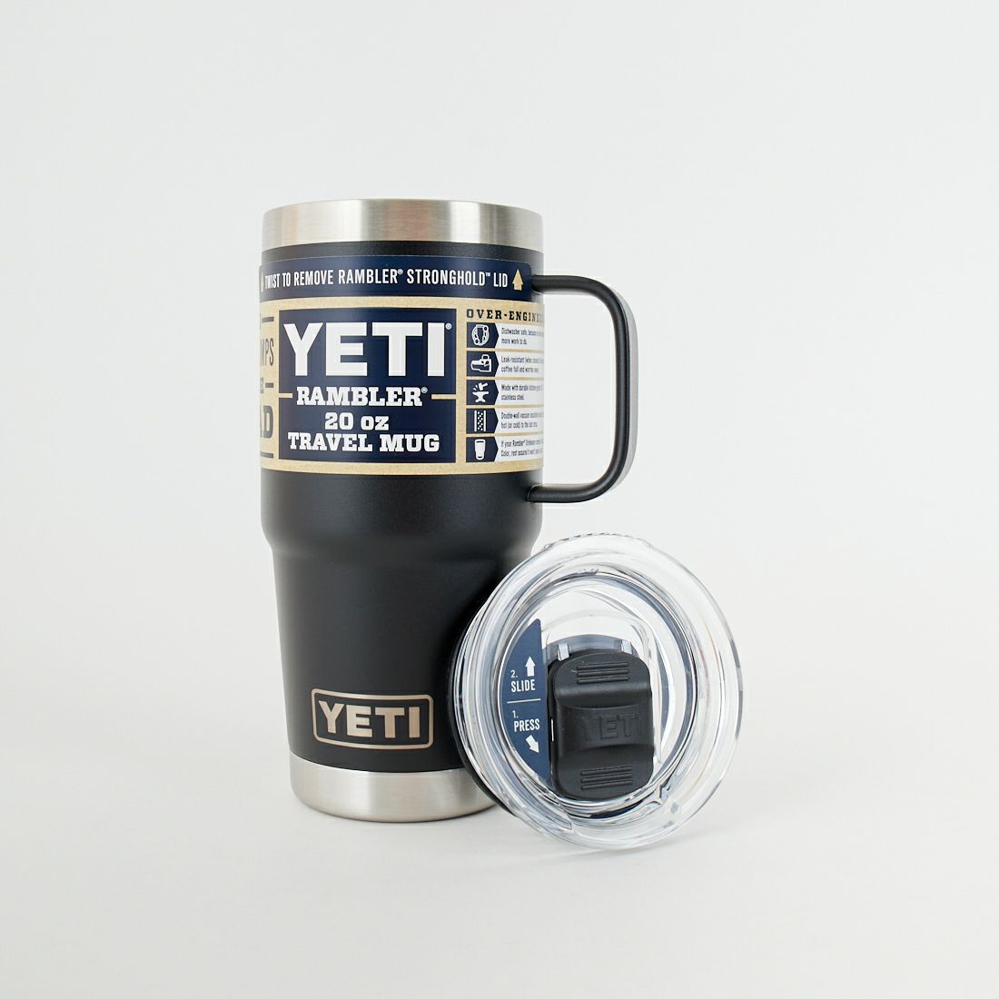 YETI [イエティ] 20oz トラベルマグ [20OZ-TRAVEL-MUG] ﾌﾞﾗｯｸ