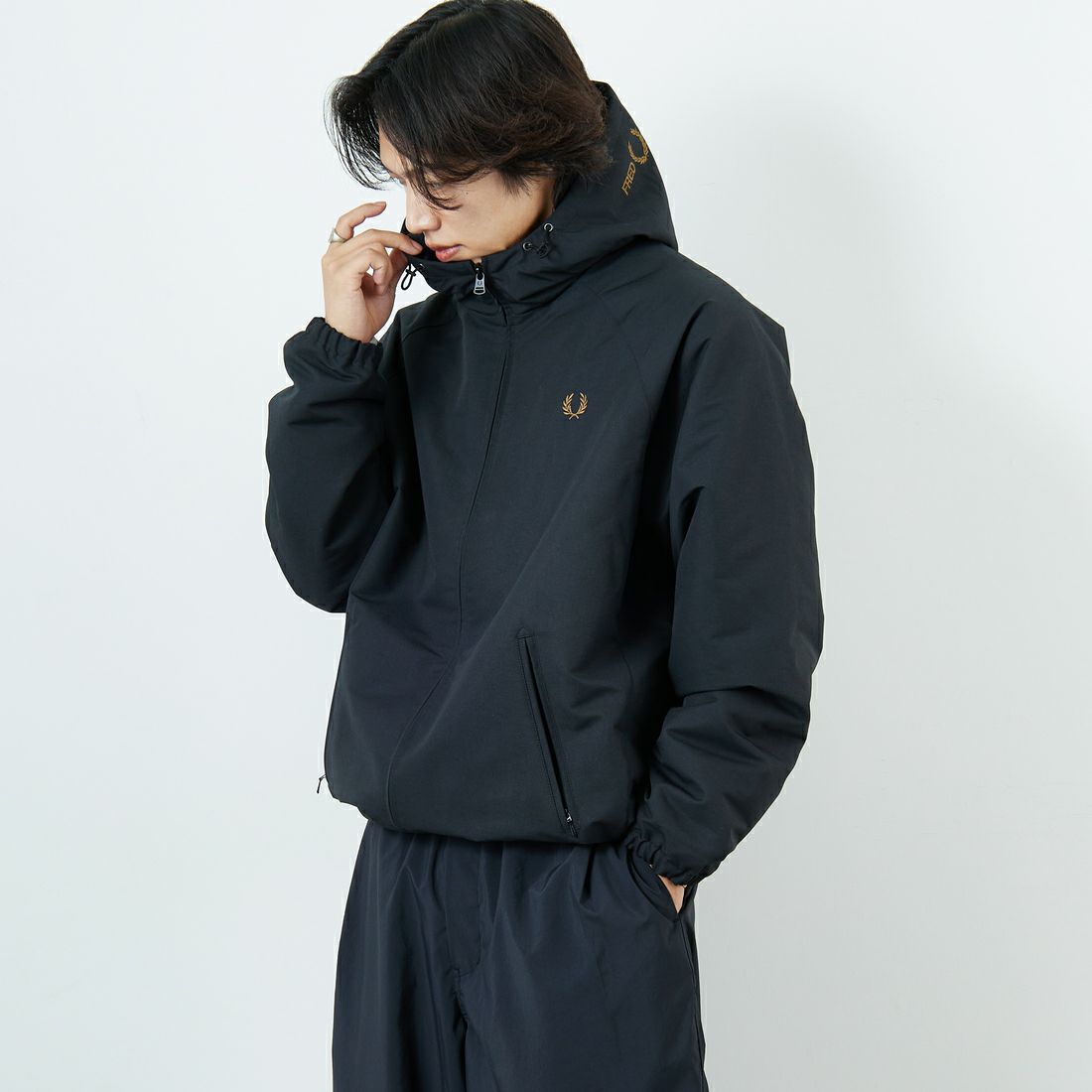 FRED PERRY [フレッドペリー] 別注 パデッドフーデッドシェル