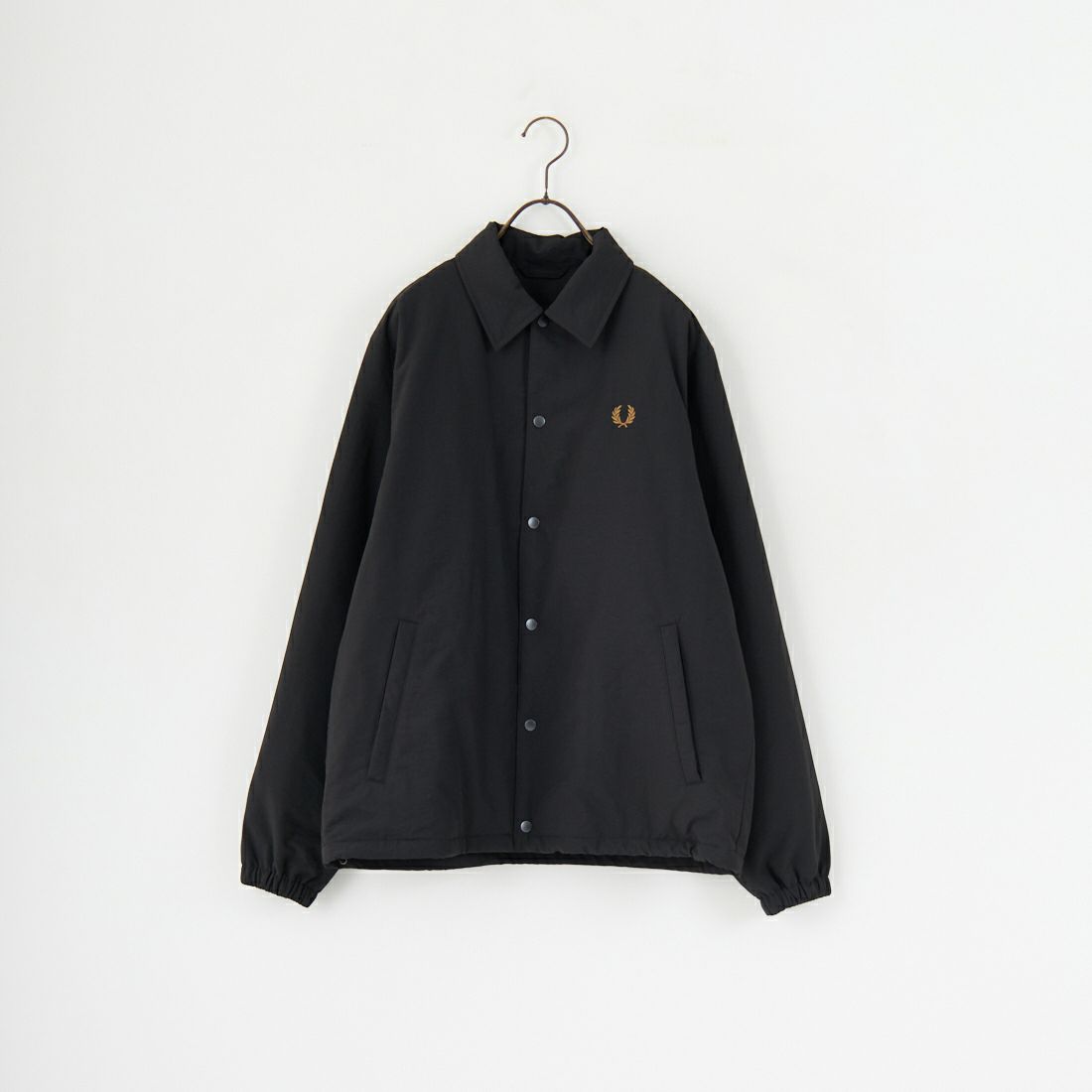 FRED PERRY [フレッドペリー] 別注 パデッドボタンスルージャケット [FPM-25A-23JF] BLK/SHADED
