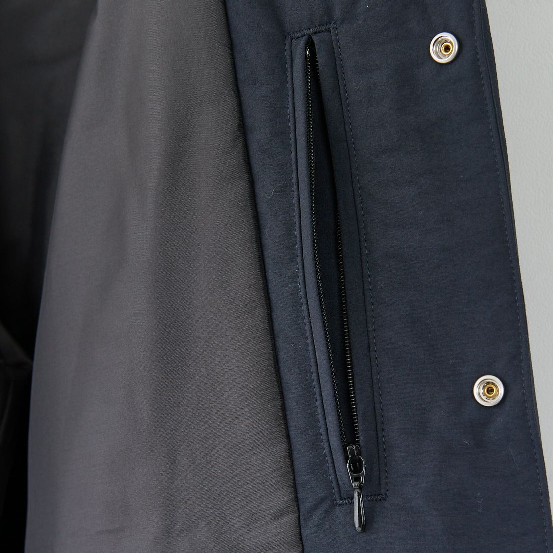 FRED PERRY [フレッドペリー] 別注 パデッドボタンスルージャケット [FPM-25A-23JF] NVY/HONEYC