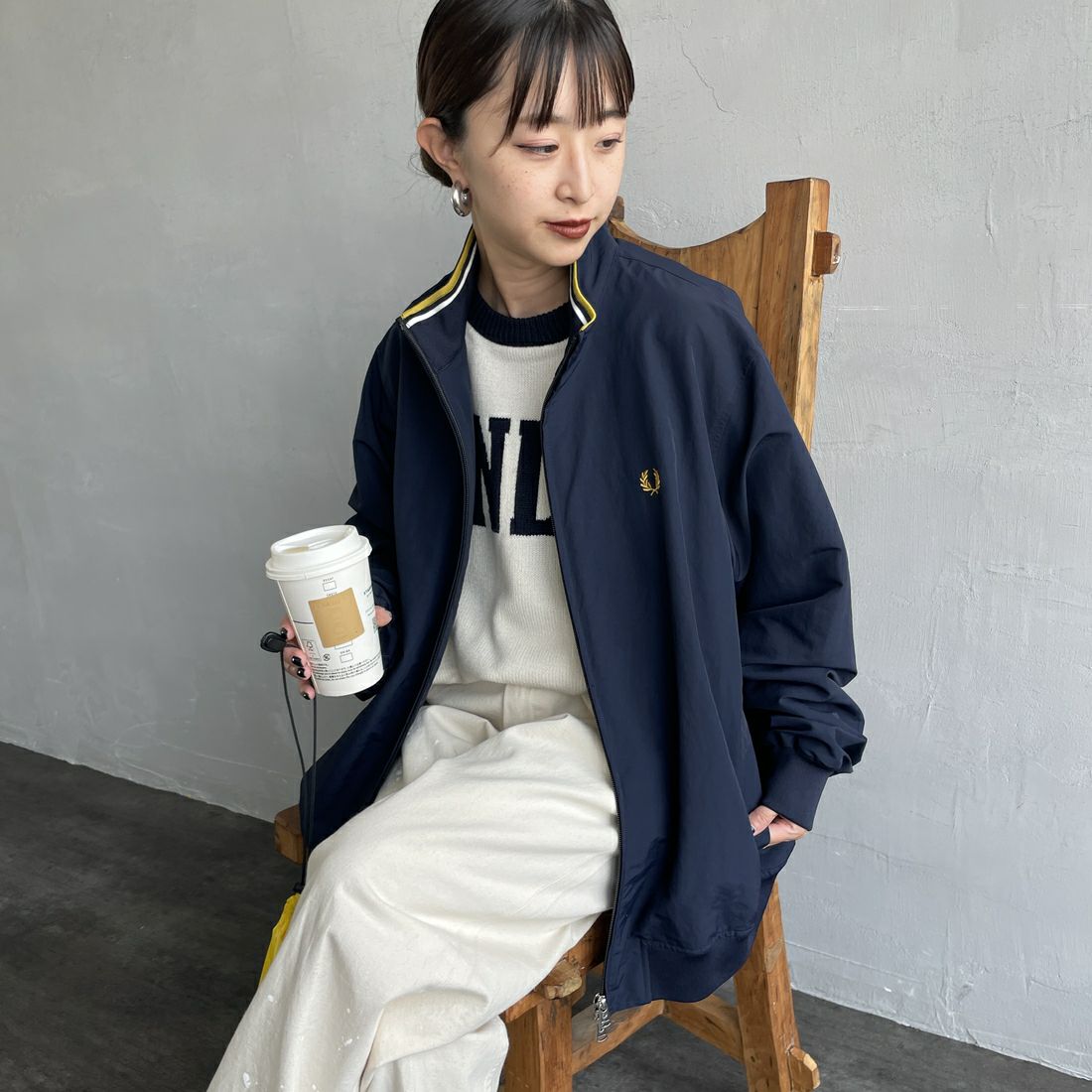 FRED PERRY [フレッドペリー] 別注 ナイロンブレンサムジャケット [FPM