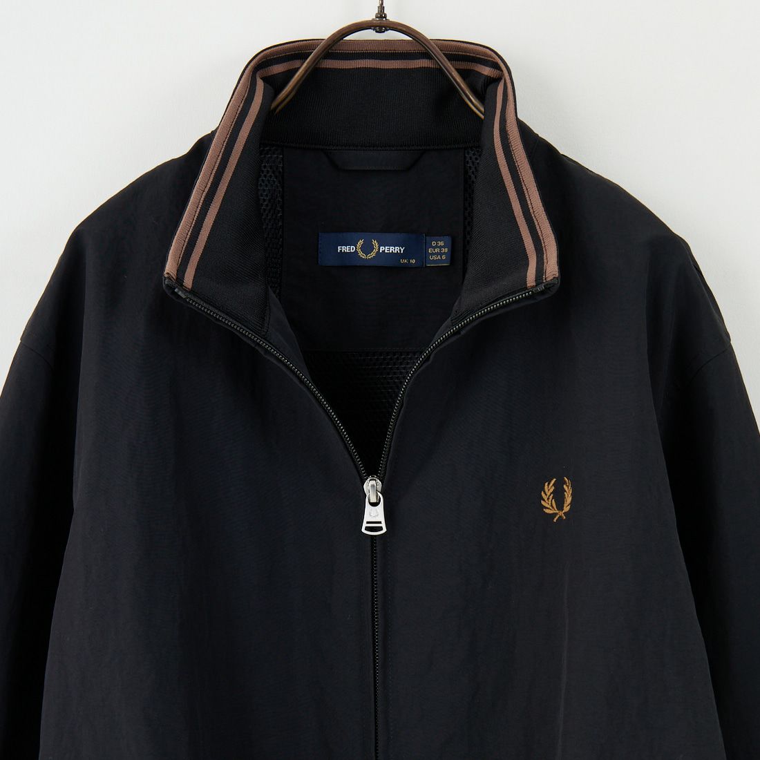 FRED PERRY [フレッドペリー] 別注 ナイロンブレンサムジャケット [FPM-25A-007JF] BLK/SHADED