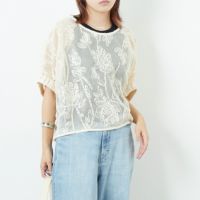 09 IVORY&&モデル身長：167cm 着用サイズ：F&&