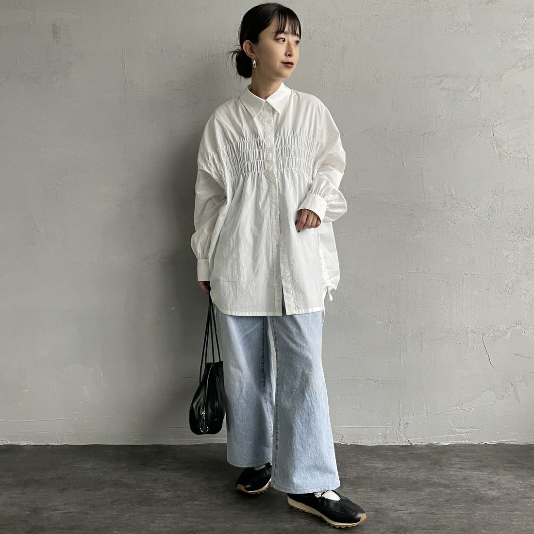 FOOT INDUSTRY [フットインダストリー] パールメリージェーンシューズ [AWC010] 001 ANTHRA