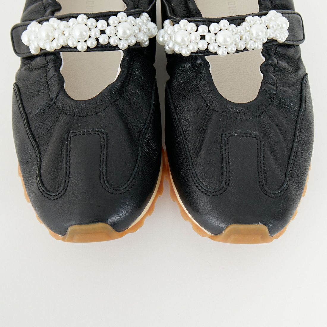 FOOT INDUSTRY [フットインダストリー] パールメリージェーンシューズ [AWC010] 001 ANTHRA