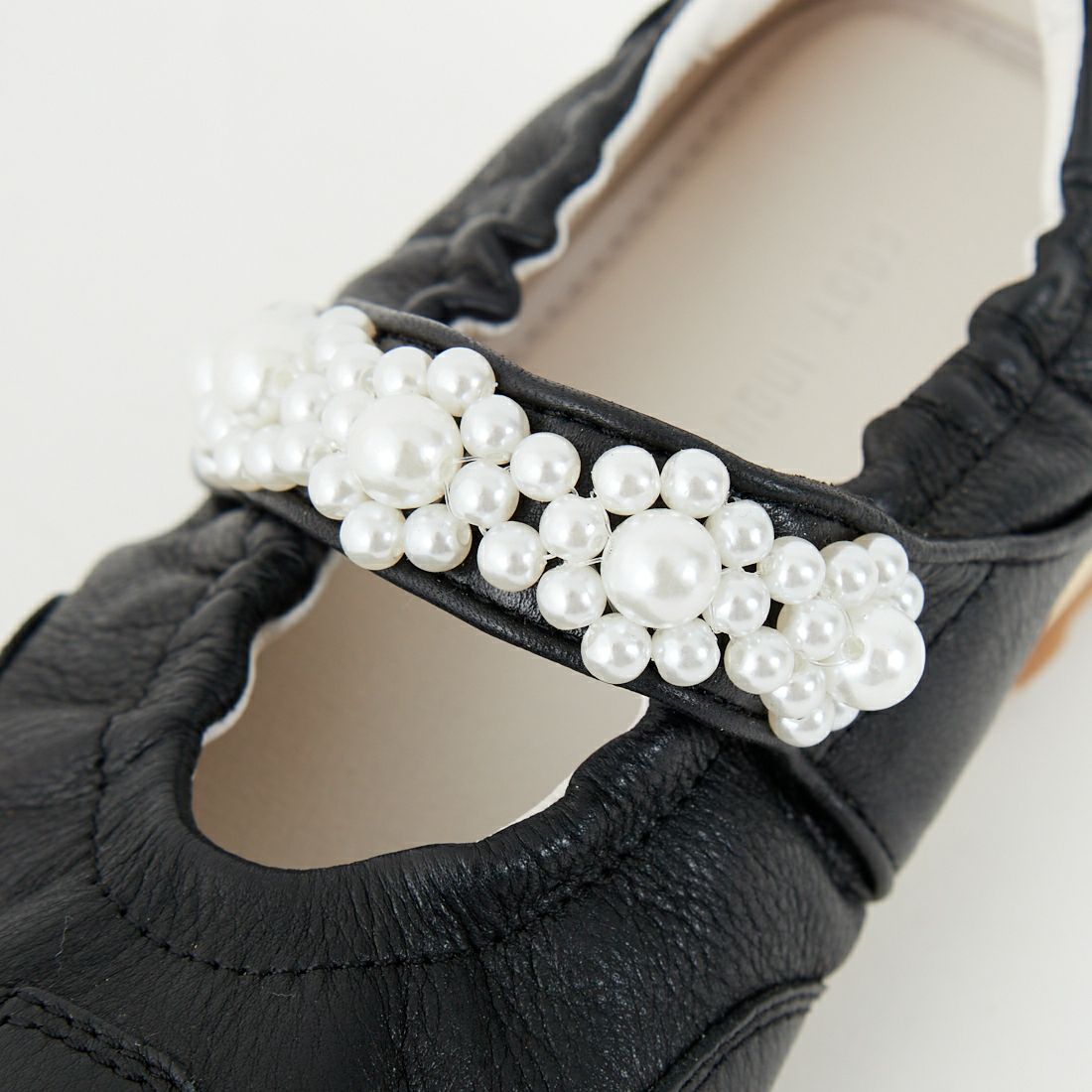 FOOT INDUSTRY [フットインダストリー] パールメリージェーンシューズ [AWC010] 001 ANTHRA