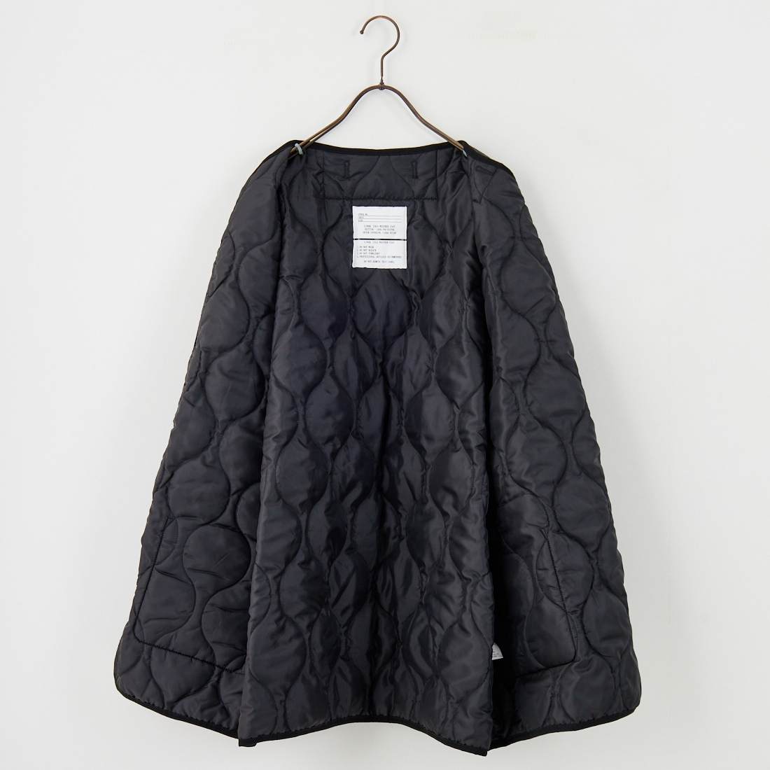 MILITARY [ミリタリー] 別注 M-65 キルティングライナージャケット [T-25789001-JF] BLACK
