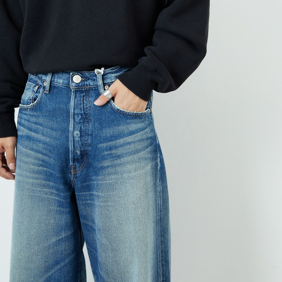 NEEDBY heritage [ニードバイヘリテージ] NO.10 ワイドテーパードデニム [N1VWV083705Y] 5Y