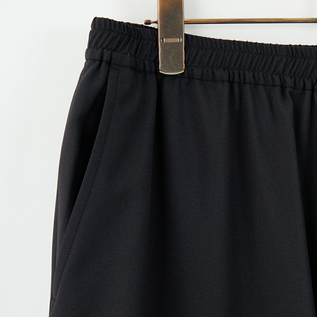 Noir Fabrik [ヌワールファブリック] ミニマルワイドスラックス [NF-253-080] BLACK