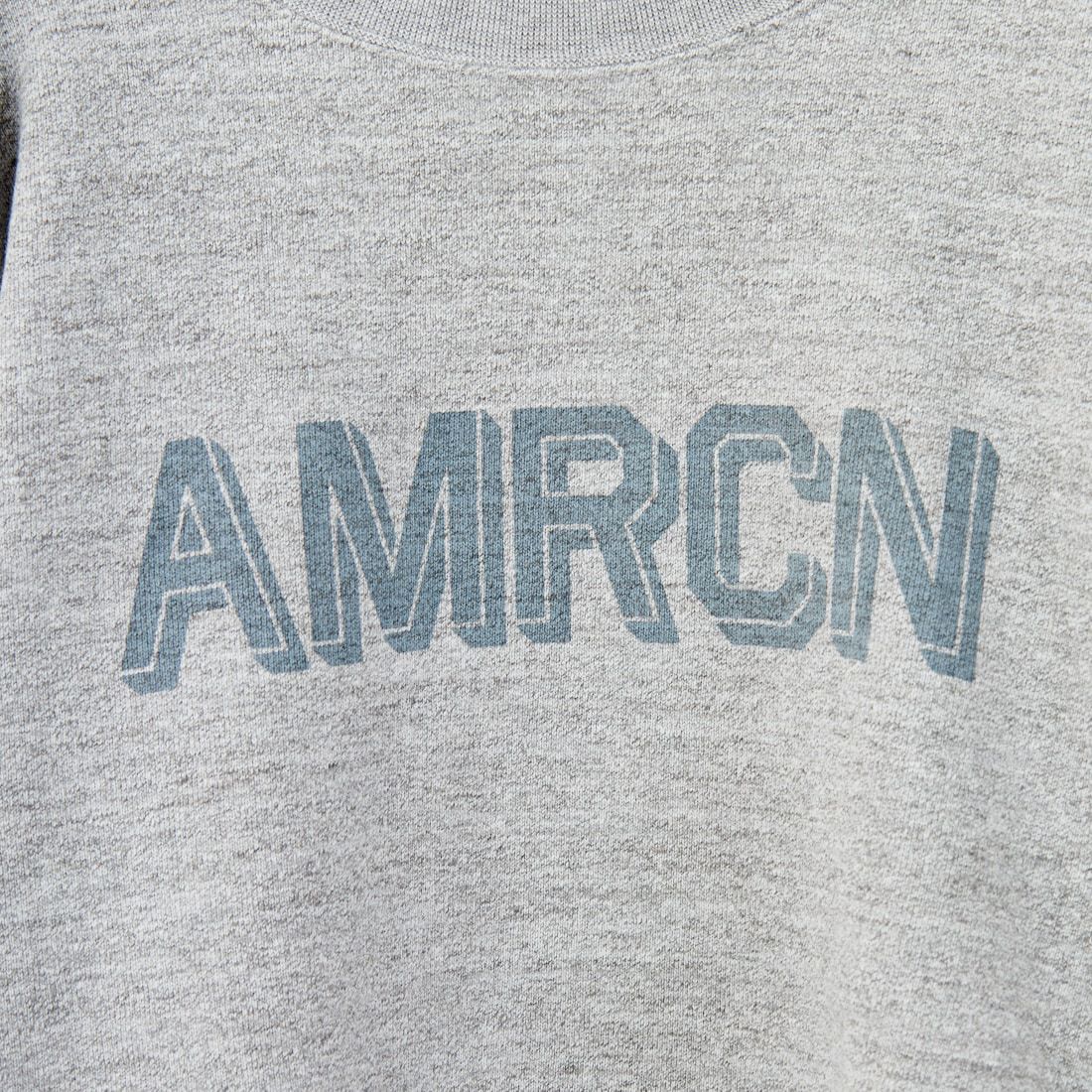 Americana × JEANS FACTORY [アメリカーナ × ジーンズファクトリー] 別注 カレッジプリント カットオフスウェット [BRF-736A-2-JF] ﾓｸｸﾞﾚｰ