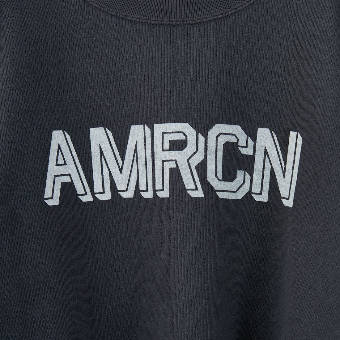 Americana × JEANS FACTORY [アメリカーナ × ジーンズファクトリー] 別注 カレッジプリント カットオフスウェット [BRF-736A-2-JF] ｽﾐｸﾛ