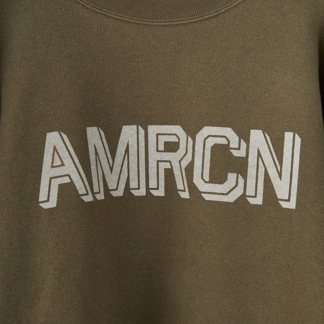 Americana × JEANS FACTORY [アメリカーナ × ジーンズファクトリー] 別注 カレッジプリント カットオフスウェット [BRF-736A-2-JF] ﾌﾞﾗｳﾝ