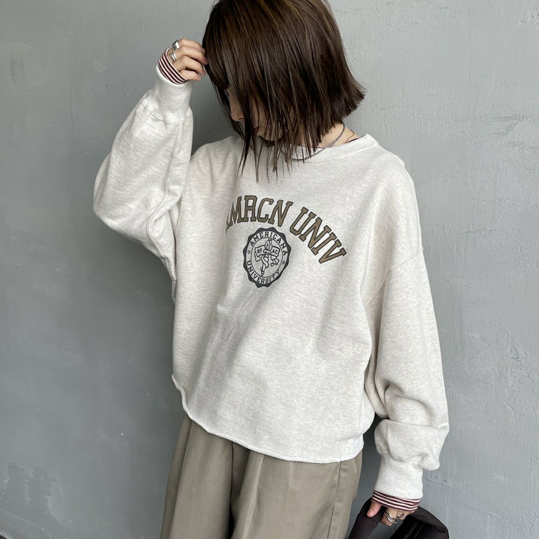 ｵｰﾄﾐｰﾙ&&モデル身長：158cm 着用サイズ：ONE SIZE&&