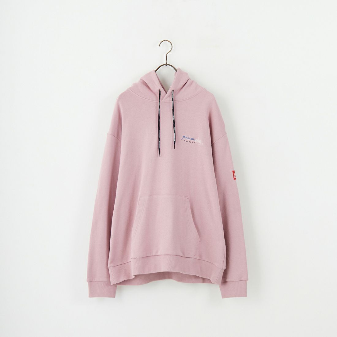 MANHATTAN PORTAGE [マンハッタンポーテージ] 別注 バックフォトプリントパーカー [25FWMP-IN73-JF] PINK