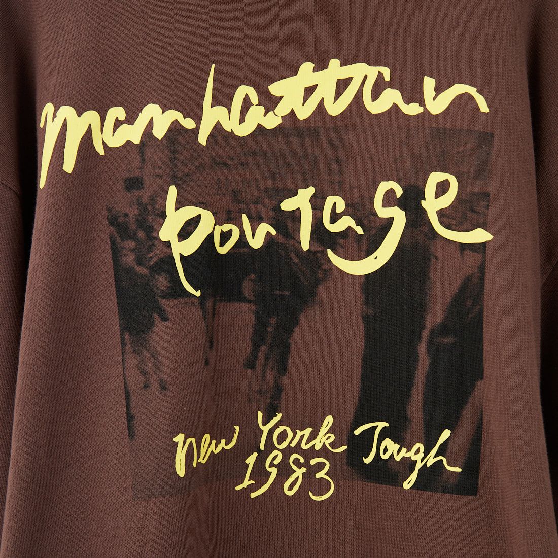 MANHATTAN PORTAGE [マンハッタンポーテージ] 別注 バックフォトプリントパーカー [25FWMP-IN73-JF] D.BROWN