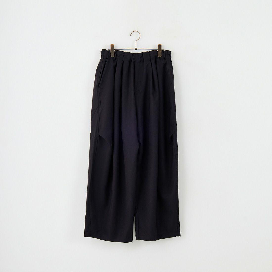 mizuiro ind [ミズイロインド] ワイドカーゴパンツ [1-260016A] 99 BLACK