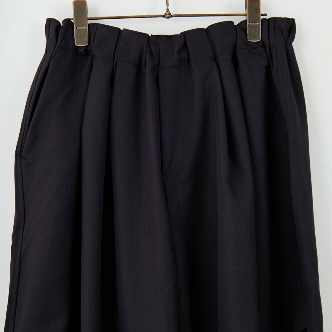 mizuiro ind [ミズイロインド] ワイドカーゴパンツ [1-260016A] 99 BLACK