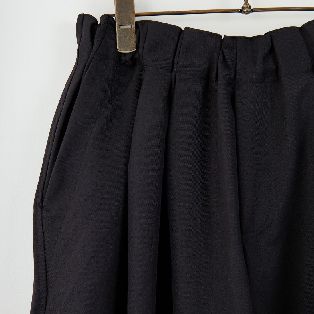 mizuiro ind [ミズイロインド] ワイドカーゴパンツ [1-260016A] 99 BLACK