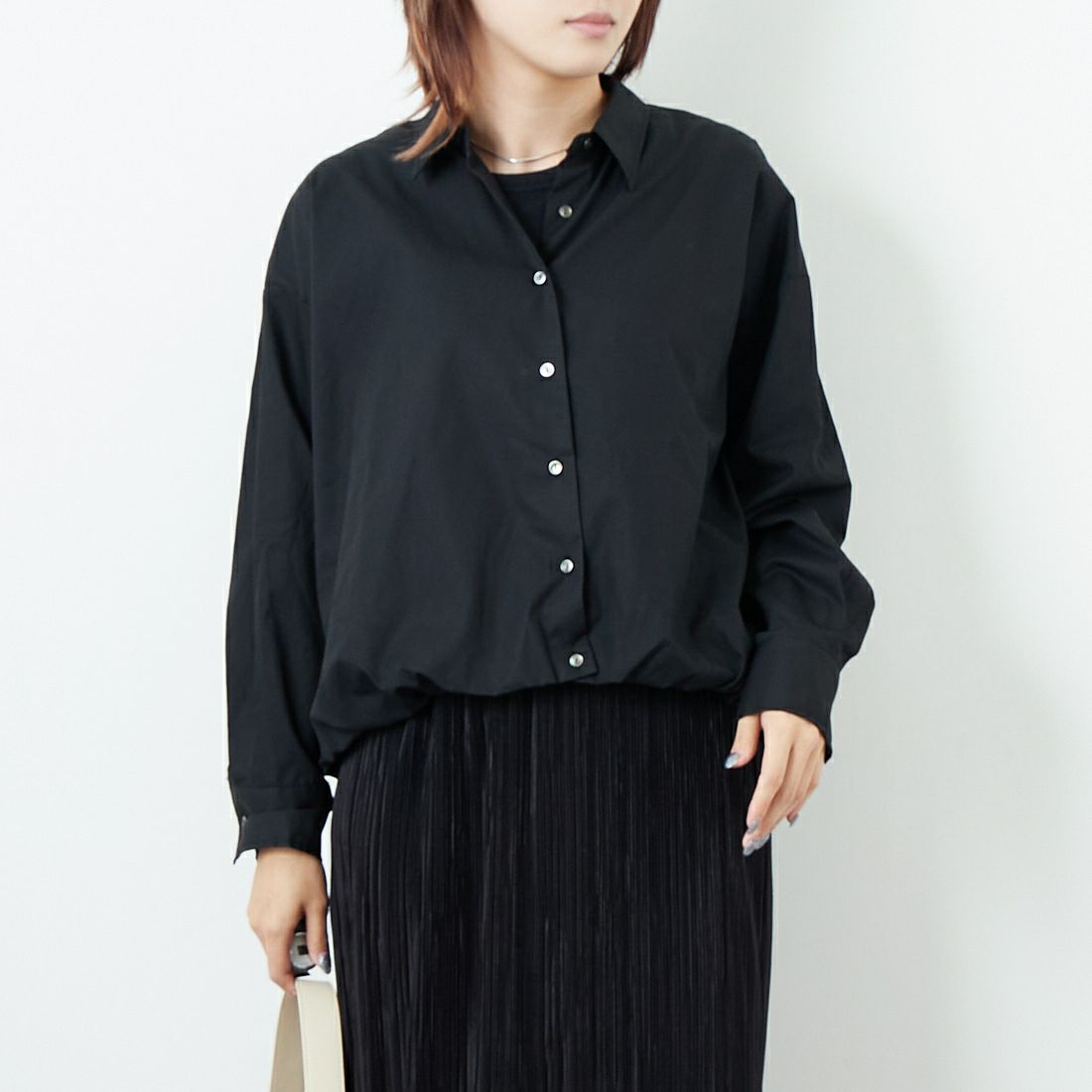 99 BLACK&&モデル身長：168cm 着用サイズ：F&&