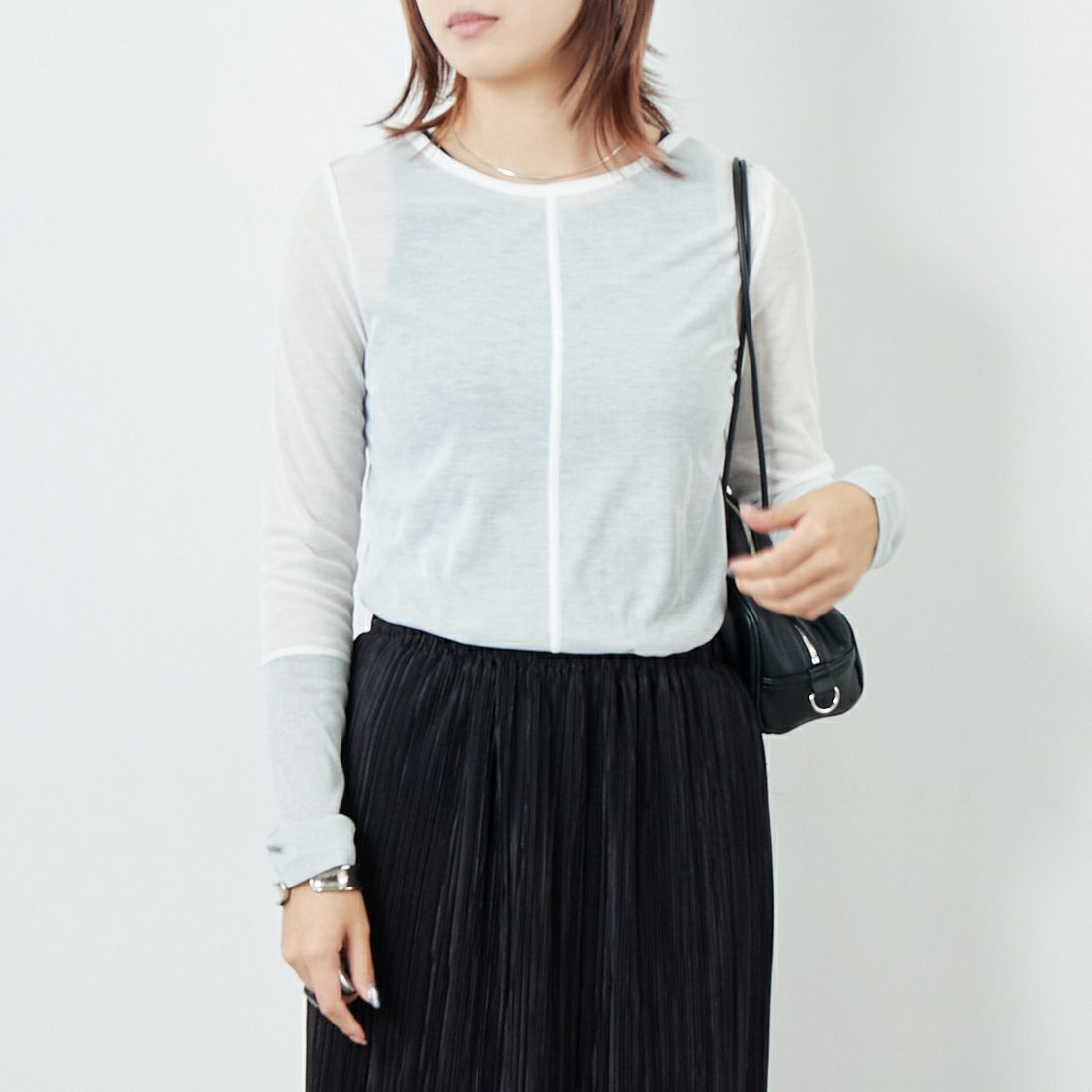 ｵﾌ&&モデル身長：167cm 着用サイズ：F&&