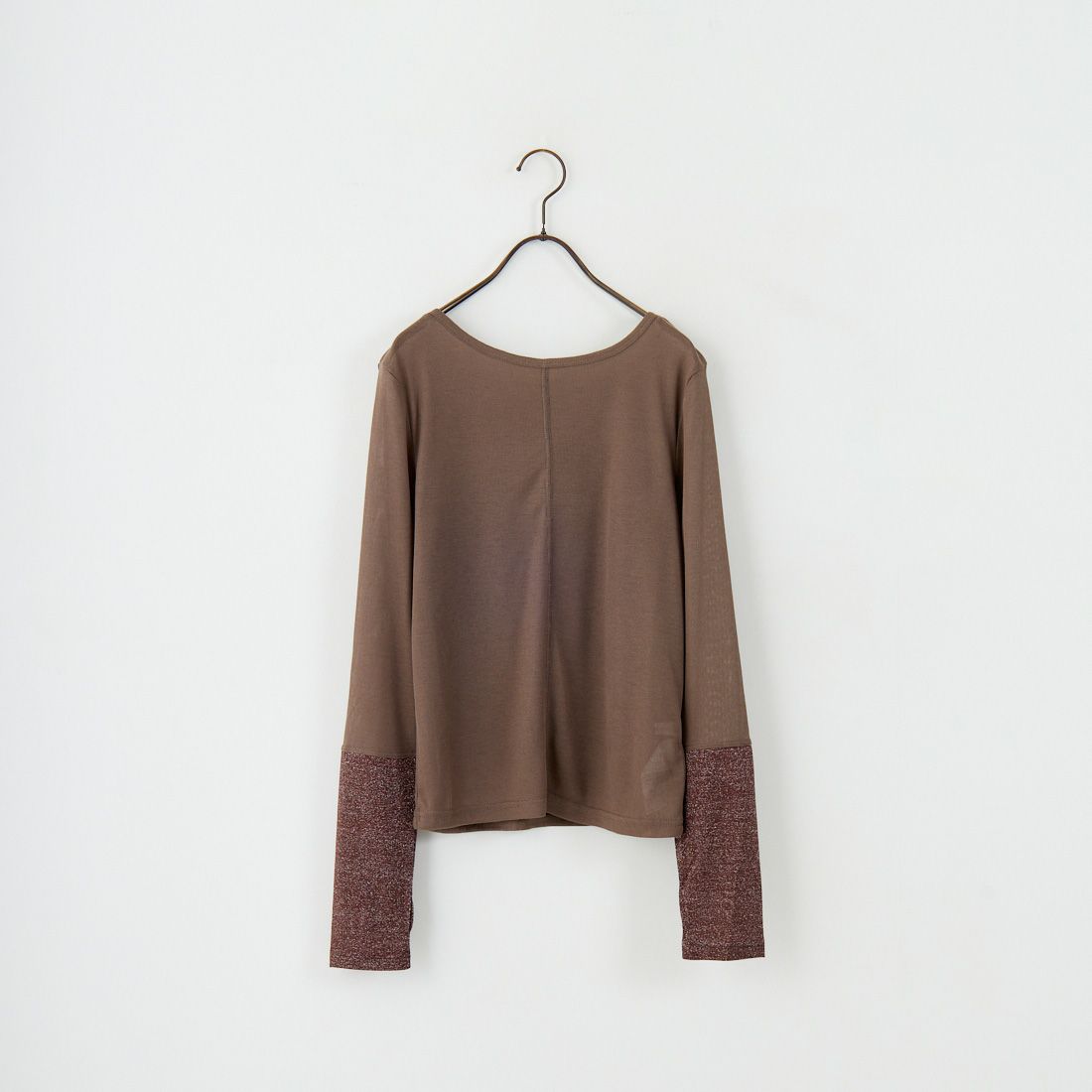 Jf Ready Made [ジェイエフレディメイド] 2WAYラメカフスインナー [922-24103] ﾌﾞﾗｳﾝ