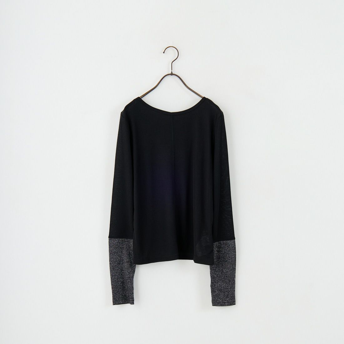 Jf Ready Made [ジェイエフレディメイド] 2WAYラメカフスインナー [922-24103] ﾌﾞﾗｯｸ