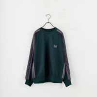 すぐ届く【別注レア】NEEDLES ロゴ トラック クルーネックシャツ 22SS】Needles ニードルズ トラッククルーネックシャツ Track