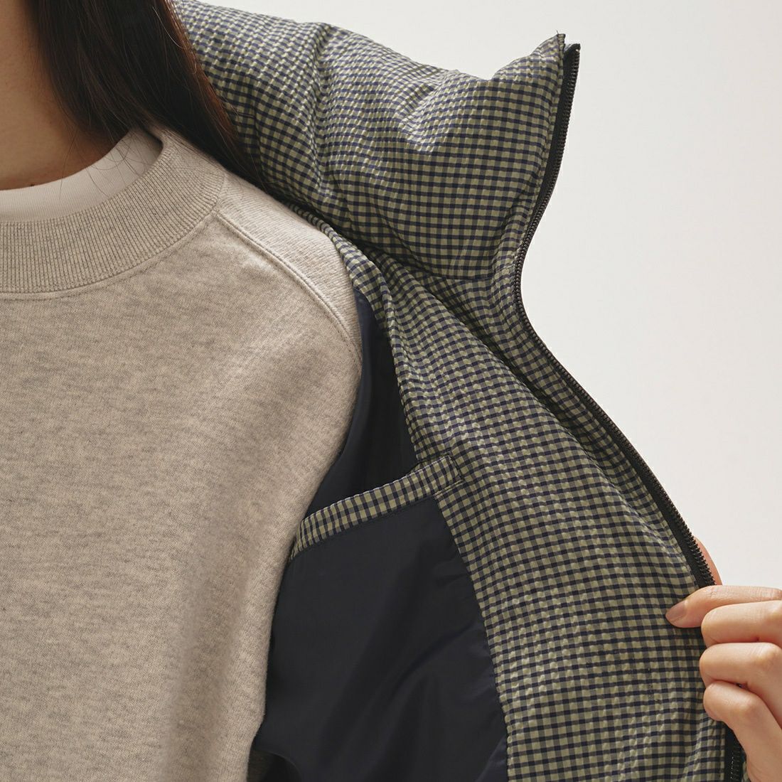 TODAYFUL [トゥデイフル] チェックダウンジャケット [12420007] MNT