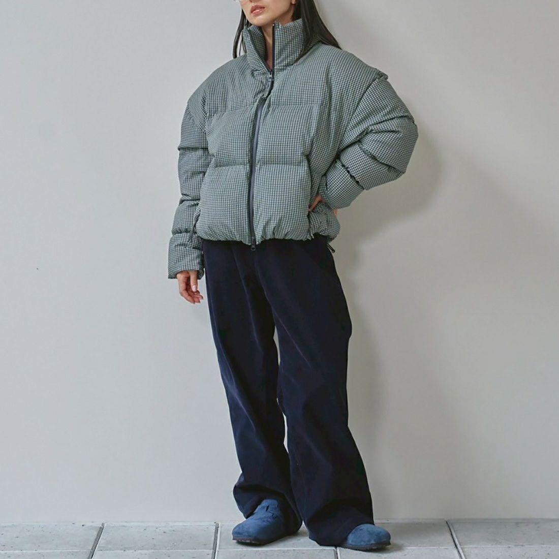 TODAYFUL [トゥデイフル] チェックダウンジャケット [12420007] MNT