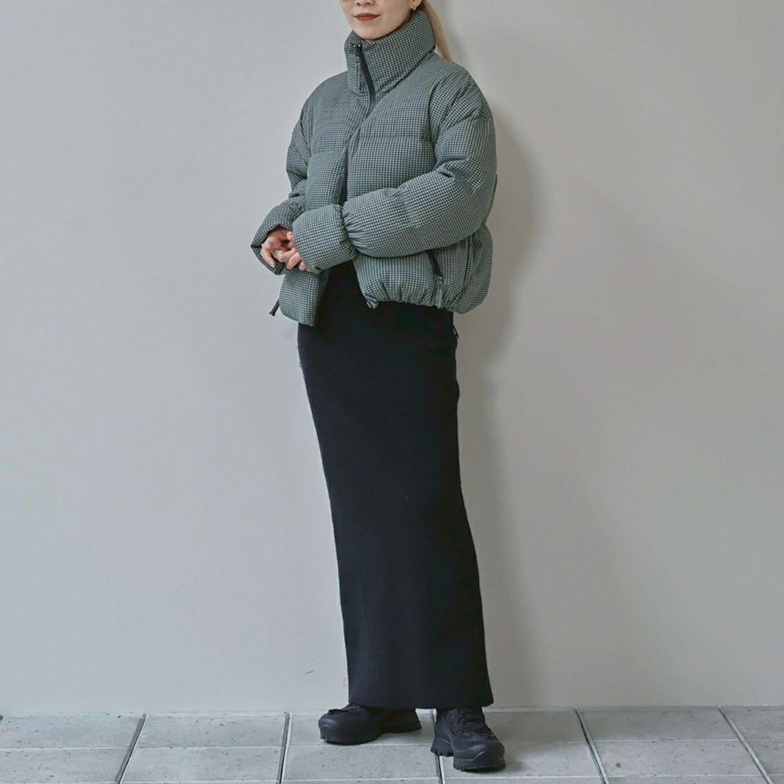 TODAYFUL [トゥデイフル] チェックダウンジャケット [12520008] MNT