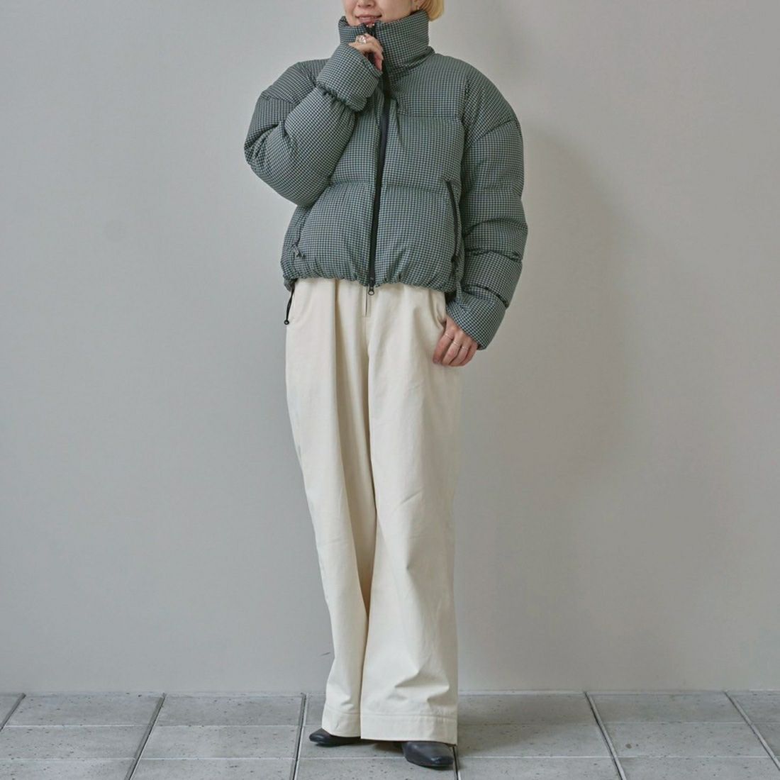 TODAYFUL [トゥデイフル] チェックダウンジャケット [12520008] MNT