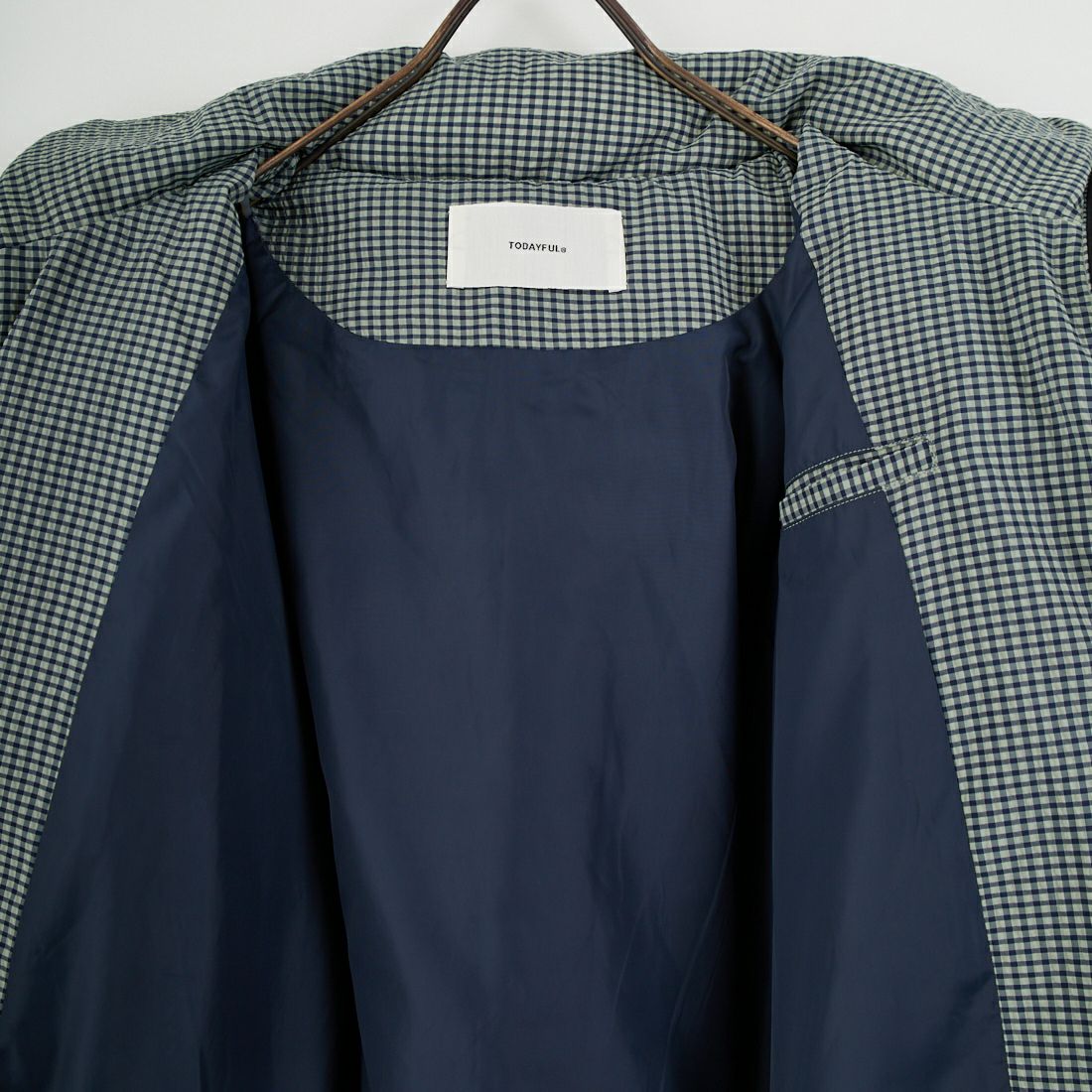 TODAYFUL [トゥデイフル] チェックダウンジャケット [12520008] MNT