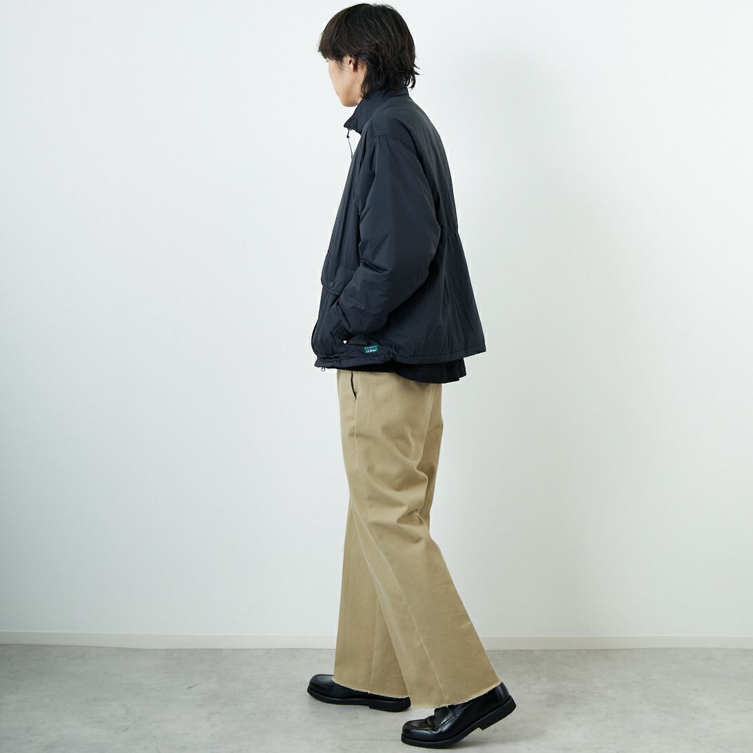 L.L.BEAN [エルエルビーン] Bean's ウィンディリッジ インサレーションジャケット [5575-2041] 48 NIGHT &&モデル身長：179cm 着用サイズ：L&&