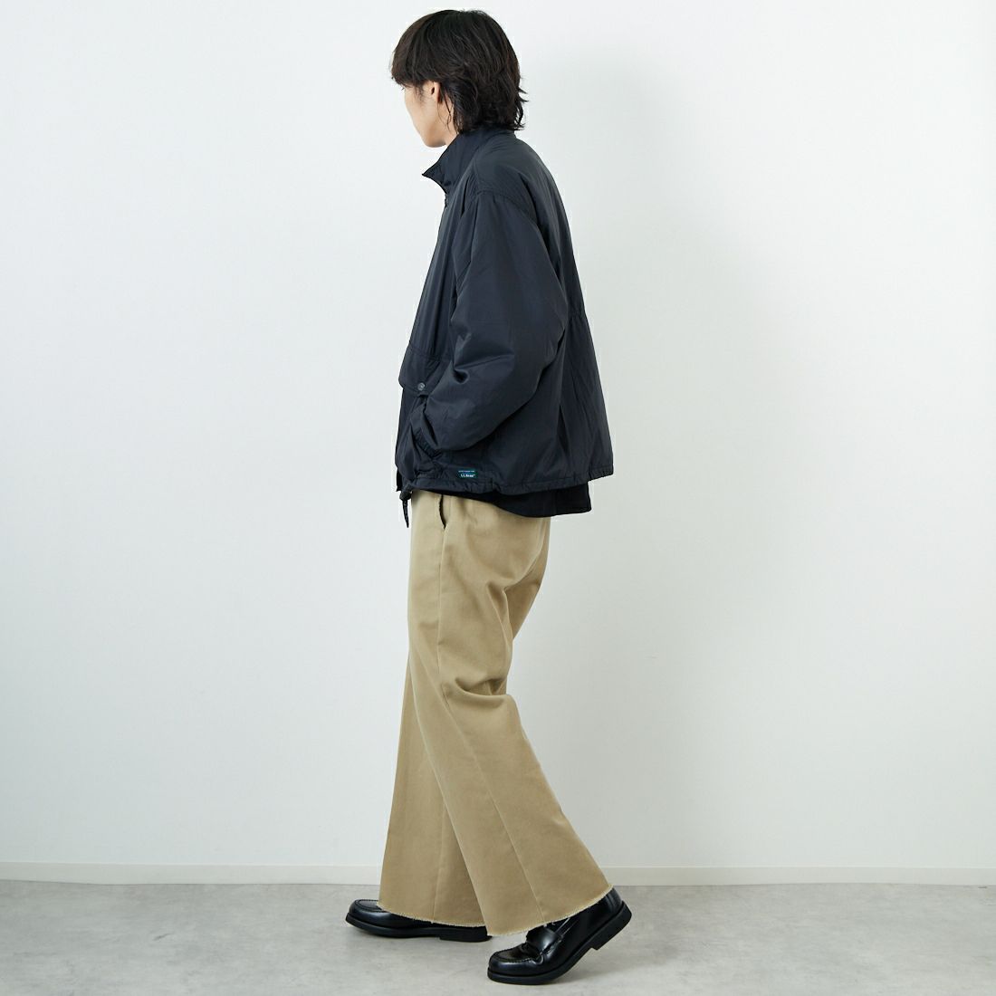 L.L.BEAN [エルエルビーン] Bean's ウィンディリッジ インサレーションジャケット [5575-2041] 48 NIGHT &&モデル身長：179cm 着用サイズ：L&&