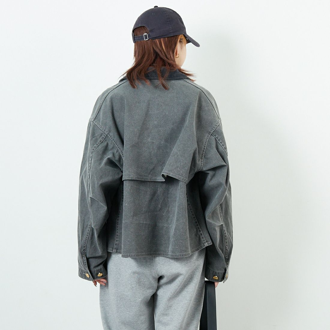 L.L.BEAN [エルエルビーン] Bean's プロスペクトハーバー フィールドコート [5475-1143] 50 FADE BK &&モデル身長：167cm 着用サイズ：M&&