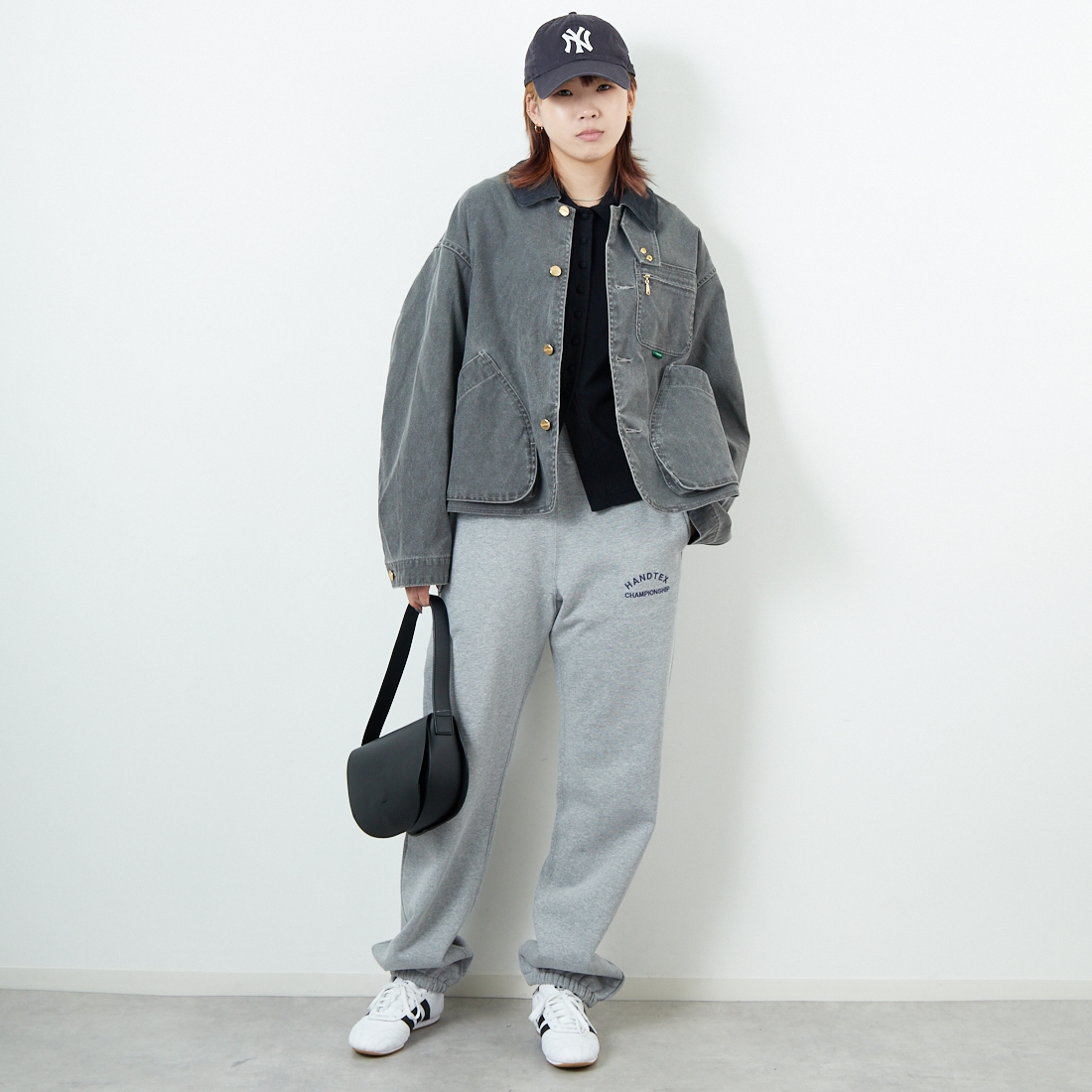 L.L.BEAN [エルエルビーン] Bean's プロスペクトハーバー フィールドコート [5475-1143] 50 FADE BK &&モデル身長：167cm 着用サイズ：M&&