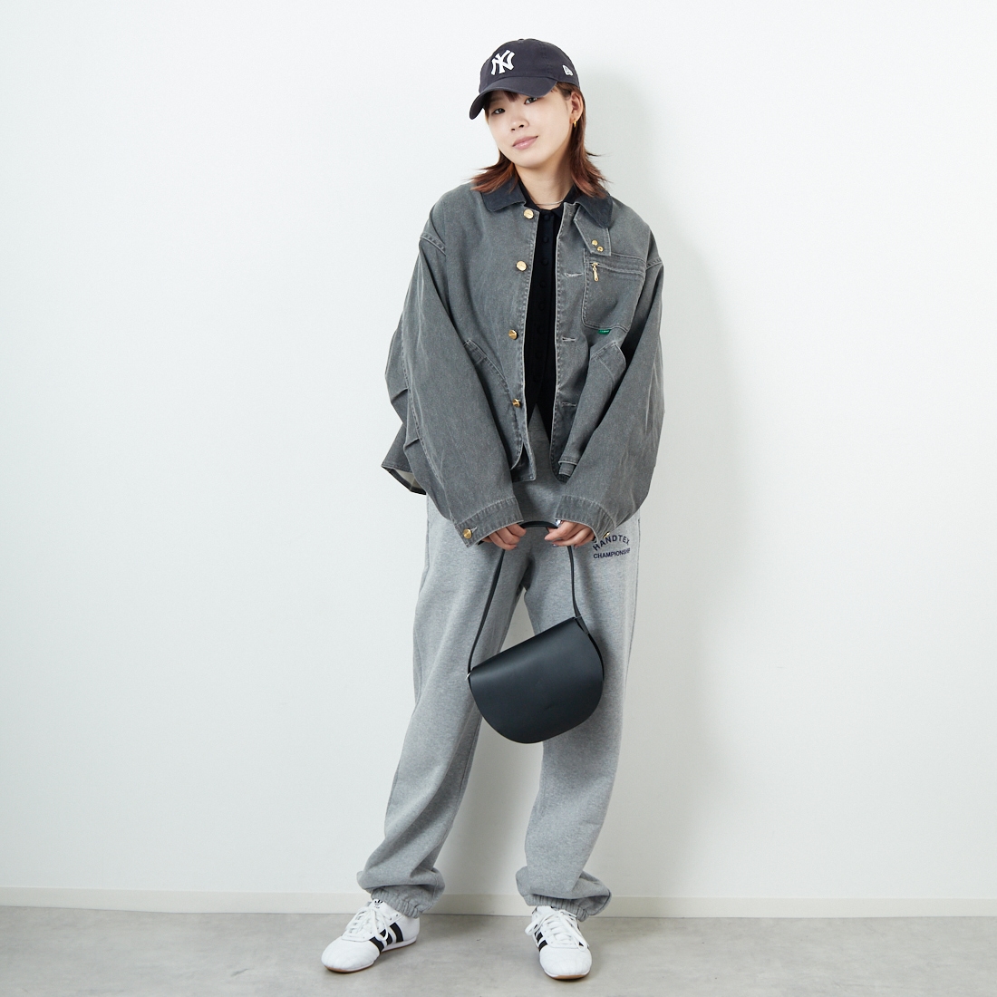 L.L.BEAN [エルエL.L.BEAN [エルエルビーン] Bean's プロスペクトハーバー フィールドコート [5475-1143] 50 FADE BK &&モデル身長：167cm 着用サイズ：M&&ルビーン] Bean's プロスペクトハーバー フィールドコート [5475-1143] 71 FADE TA