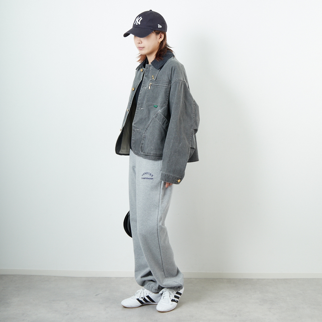 L.L.BEAN [エルエルビーン] Bean's プロスペクトハーバー フィールドコート [5475-1143] 50 FADE BK &&モデル身長：167cm 着用サイズ：M&&