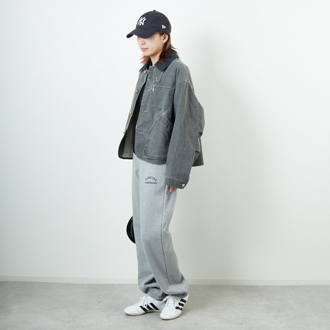 L.L.BEAN [エルエルビーン] Bean's プロスペクトハーバー フィールドコート [5475-1143] 50 FADE BK &&モデル身長：167cm 着用サイズ：M&&