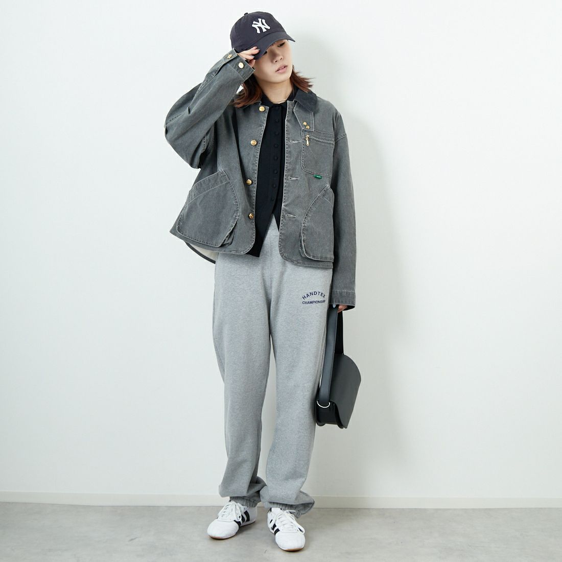 L.L.BEAN [エルエルビーン] Bean's プロスペクトハーバー フィールドコート [5475-1143] 50 FADE BK &&モデル身長：167cm 着用サイズ：M&&