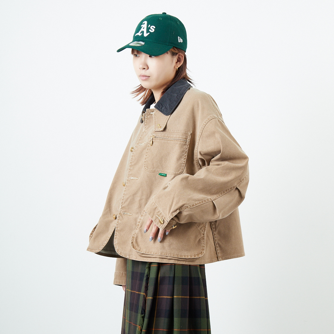 L.L.BEAN [エルエルビーン] Bean's プロスペクトハーバー フィールドコート [5475-1143] 71 FADE TA &&モデル身長：167cm 着用サイズ：M&&