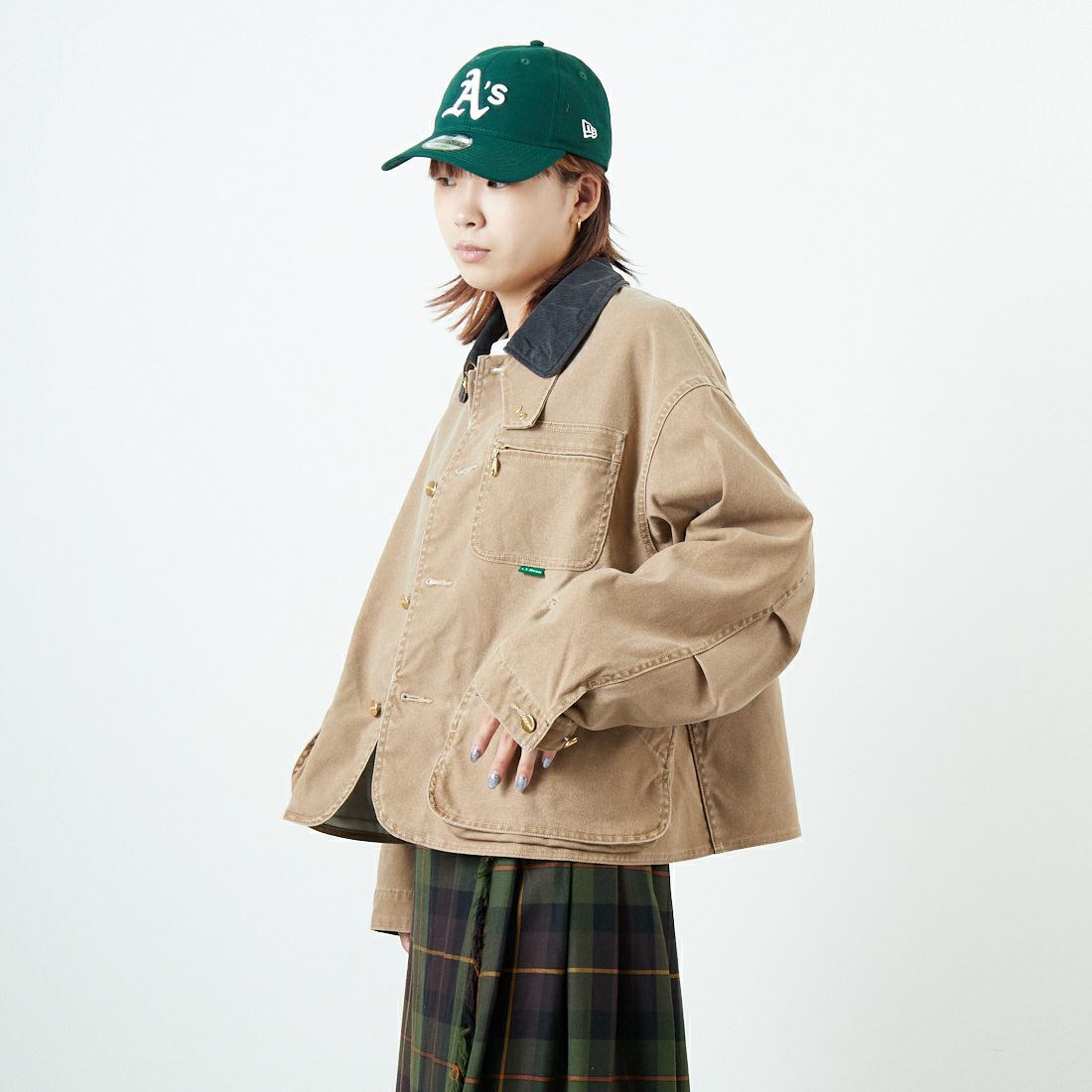 L.L.BEAN [エルエルビーン] Bean's プロスペクトハーバー フィールドコート [5475-1143] 71 FADE TA &&モデル身長：167cm 着用サイズ：M&&