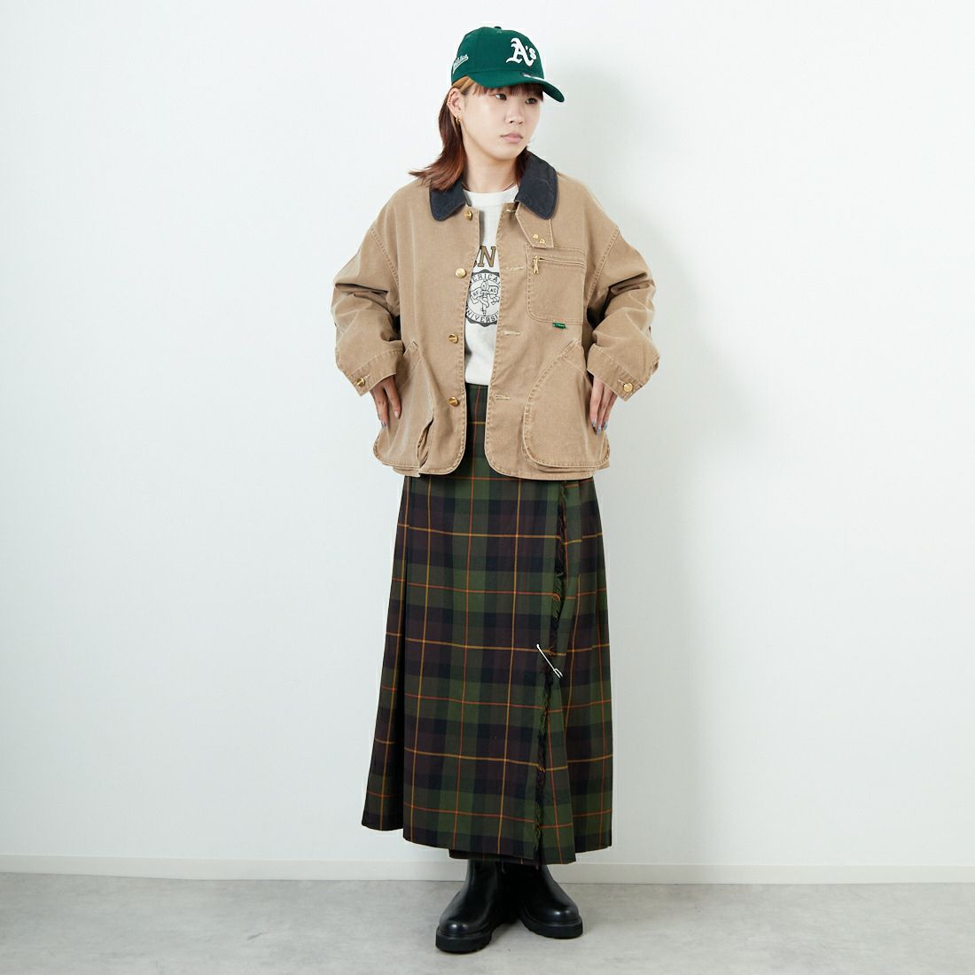 L.L.BEAN [エルエルビーン] Bean's プロスペクトハーバー フィールドコート [5475-1143] 71 FADE TA &&モデル身長：167cm 着用サイズ：M&&