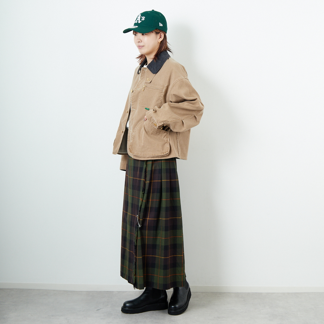 L.L.BEAN [エルエルビーン] Bean's プロスペクトハーバー フィールドコート [5475-1143] 71 FADE TA &&モデル身長：167cm 着用サイズ：M&&